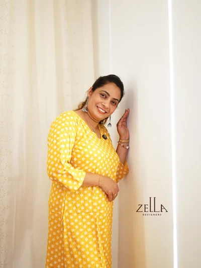 Rayon Kurthi Yellow