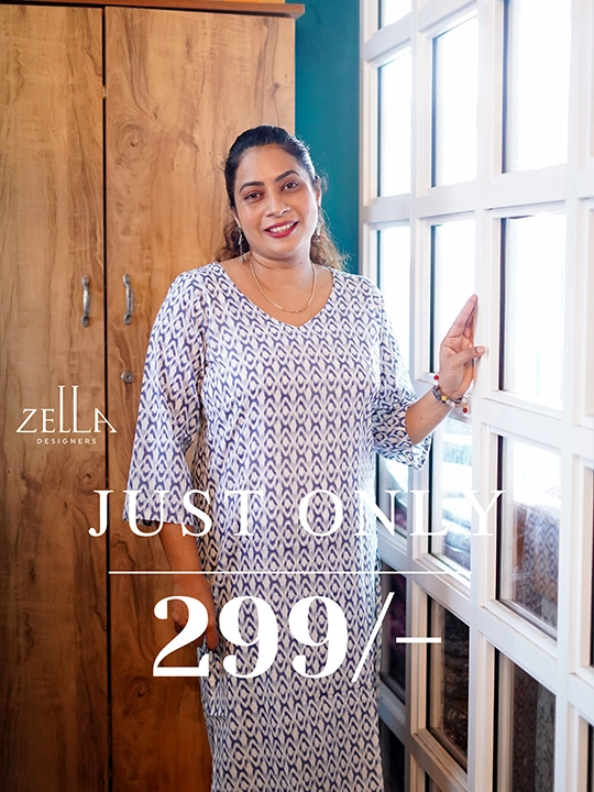 zella 01 Blue &White