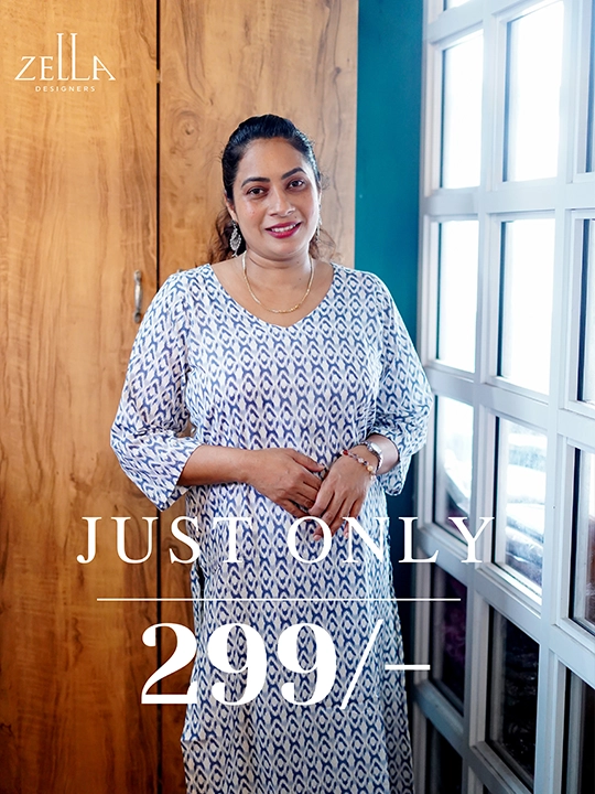 zella 03 Blue &White